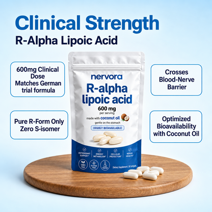 Pure R-Alpha Lipoic Acid 600mg Softgels