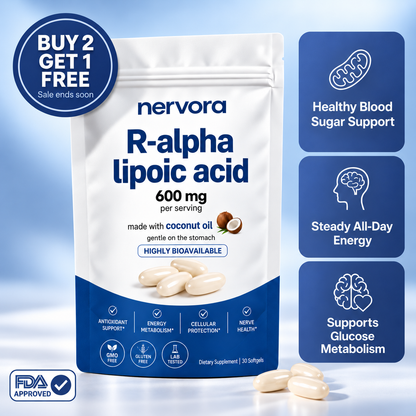 R-Alpha Lipoic Acid 600mg Pure R-Form Softgels